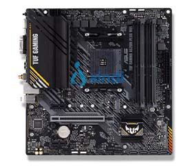 ASUS TUF GAMING A520M-PLUS WIFI Motherboard micro ATX AMD Ryzen AM4, M.2, DisplayPort, HDMI, D-Sub, USB 3.2 Gen 1, SATA 6 Gbps, Aura Sync 90MB14Y0-M0EAY0
