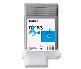 Canon Tinta PFI-107C Cian 130ml para formato amplio 6706B001AA