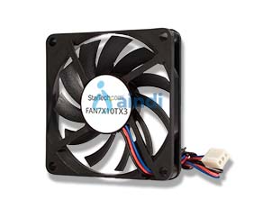 VENTILADOR DE REPUESTO CON RODAMIENTO DE BOLAS PARA DISIPADOR DE PROCESADOR O CAJA CHASIS COMPUTADORA - 70MM - TX3 - STARTECH.COM MOD. FAN7X10TX3