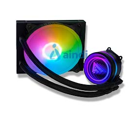 GAME FACTOR LQG501/BK Enfriamiento Líquido 120 mm RGB Negro | Product Key: LQG501