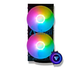 GAME FACTOR LQG601-BK Enfriamiento Líquido 240MM RGB TDP 250W Negro