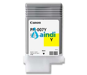 Tanque de Tinta Canon Amarillo PFI-007Y - 90ml, Compatible con ImagePROGRAF 670E