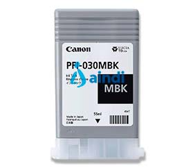 TANQUE DE TINTA CANON  PFI-030MBK NEGRO MATE  DE 55 ML PARA IMAGEPROGRAF TA-20, TA-30.
