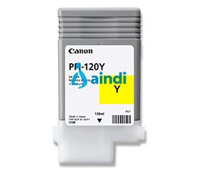 Tanque de Tinta Canon PFI-120 Y Amarillo - Rendimiento 130 ml