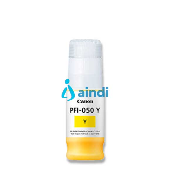 TANQUE DE TINTA CANON PFI-050 Y AMARILLO,COMPATIBLE TC-20, CAPACIDAD 70 ML