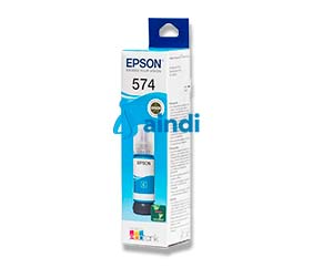 BOTELLA DE TINTA EPSON MODELO T574 CYAN  PARA L8050