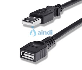 Cable de 1.8m de extension usb 2.0 de alta velocidad hi speed - macho a hembra usb a - extensor - negro - startech.com mod. usbextaa6bk