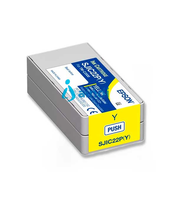 CARTUCHO EPSON MODELO SJIC22P AMARILLO, PARA TM-C3500
