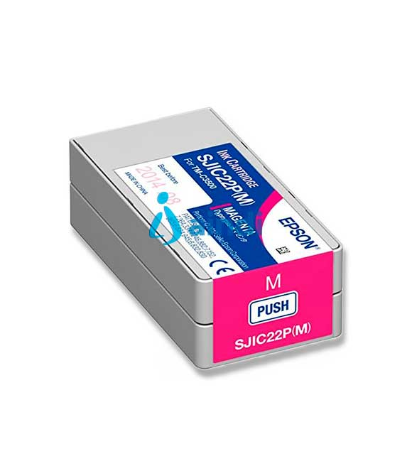 CARTUCHO EPSON MODELO SJIC22P MAGENTA, PARA TM-C3500