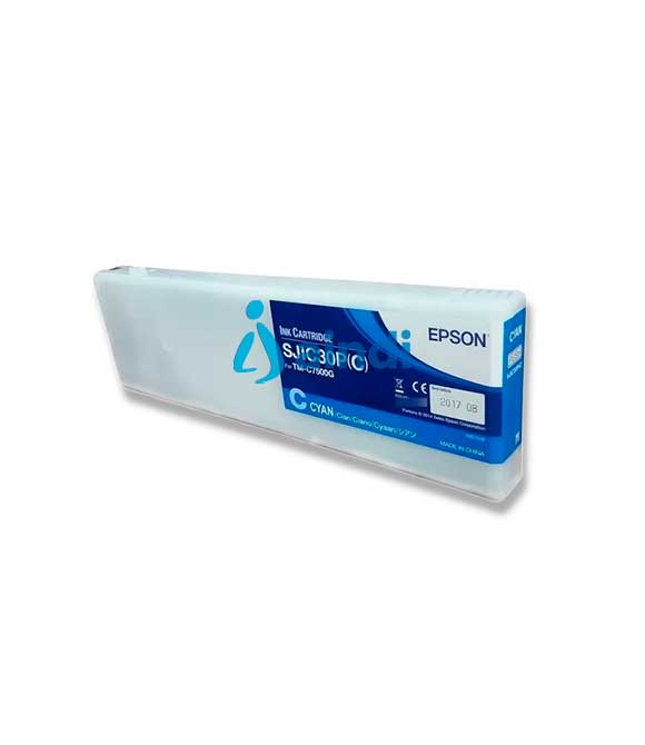 CARTUCHO EPSON MODELO SJIC30P CYAN, PARA TM-7500G