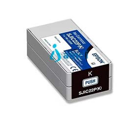 CARTUCHO EPSON MODELO SJIC22P NEGRA, PARA TM-C3500