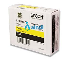Epson Cartucho SJIC41P Amarillo para TM-C4000 - C13T52L420