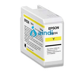 Cartucho epson modelo t46y amarillo, para plotter p900 (50 ml)
