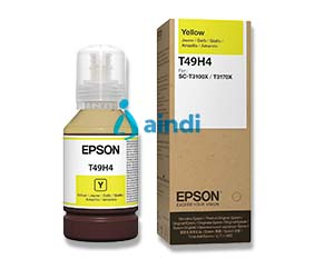 Epson Cartucho T49H Amarillo para Plotter T3170X 140 ml T49H400