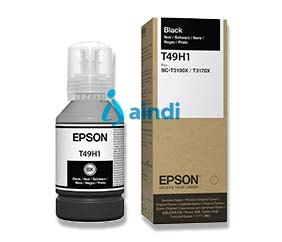 Cartucho Epson T49H Negro para Plotter T3170X 140 ml | T49H100