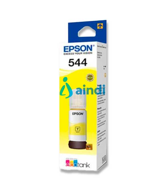 CARTUCHO EPSON MODELO T544 AMARILLO, TINTA DYE, PARA L1210, L3210, L3250, L3110, L3150, L5190