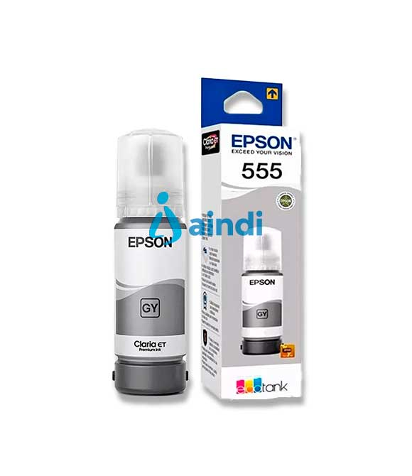 CARTUCHO EPSON MODELO T555 GRIS, PARA L8160, L8180