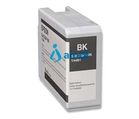 Cartucho Epson SJIC35P-K Negro para ColorWorks C6500 / C6000 - C13T44B120