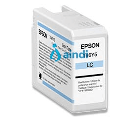 Cartucho epson modelo t46y cyan light, para plotter p900 (50 ml)