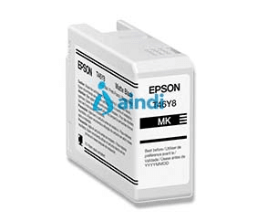 Cartucho epson modelo t46y negro mate, para plotter p900 (50 ml)