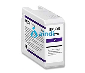 Epson C13T46YD00. Tipo de suministro: Pack individual, Volumen de tinta de color: 50 ml, Colores de impresión: Violeta, Cantidad por paquete: 1 pieza(