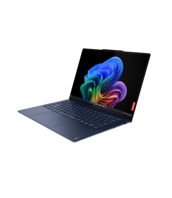 Laptop Lenovo Yoga Slim 7 14Q8X9 14.5" OLED 3K Táctil | Snapdragon X Elite | 32GB RAM | 1TB SSD | Copilot+ PC | Teclado Retroiluminado Español | Azul Cósmico
