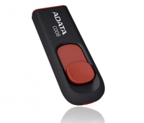 ADATA C008 unidad flash USB 16 GB USB tipo A 2.0 Negro, Rojo