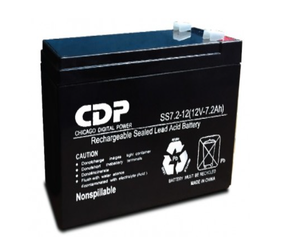 CDP B-12/7 Batería de plomo ácido seca sellada 12Vdc-7Ah | B-12/7