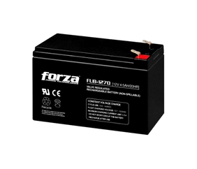 Batería Forza FUB-1270 Sellada de Plomo-Ácido Recargable 12V 7Ah AGM Sin Mantenimiento Negro