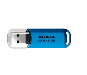 Memoria USB ADATA C906 Modelo C906 ProductKey AC906-64G-RWB 64 GB Azul USB Tipo A
