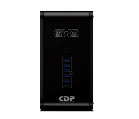 No-Break CDP R-SMART 1210 R-SMART1210 1200VA/720W UPS interactiva AVR, 10 salidas, LCD y protección RJ45