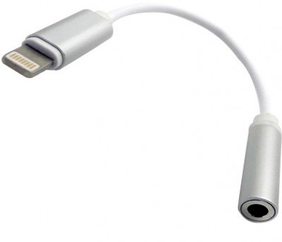 BROBOTIX 170101 Cable Lightning a Audio 3.5 mm, 13 cm | Product key 170101