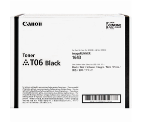 Tóner Original Canon Valor T06 Negro - Alto Rendimiento para Impresiones Profesionales