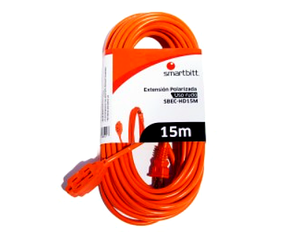 SMARTBITT SBEC-HD15M Extensión de Uso Rudo, Naranja, 15 m, SBEC-HD15M