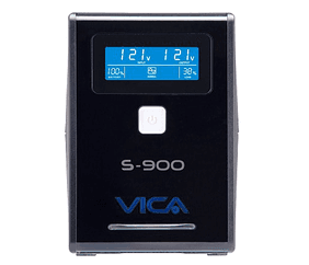 UPS Vica S900 Regulador Integrado 900VA/550W 8 Contactos Pantalla LCD Color Negro