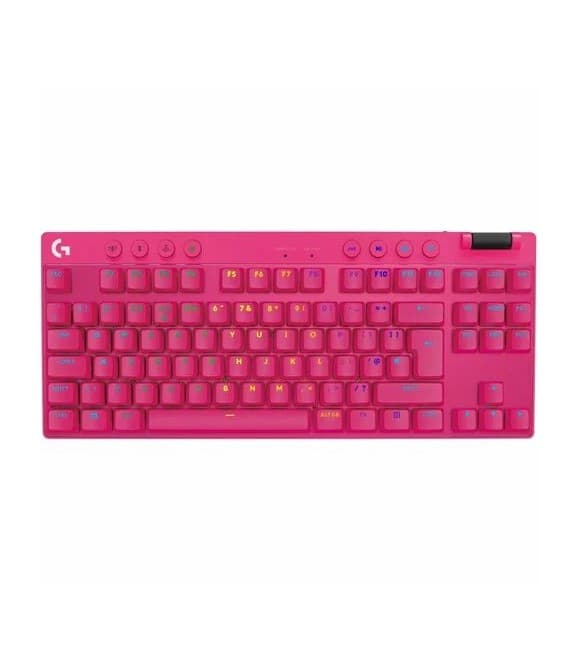 TECLADO LOGITECH G PRO X TKL RA PID MAGENTA INT MAG-ANALO RGB USB-A