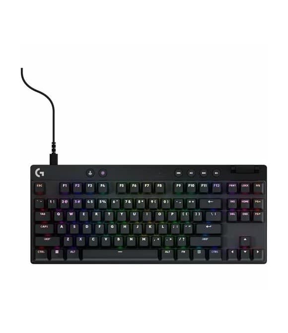 TECLADO LOGITECH G PRO X TKL RA PID BLACK INT MAG-ANALOGICO RGB USB