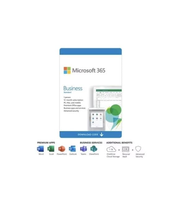 Microsoft 365 Business Standard - Suscripción 1 Usuario 5 Dispositivos - KLQ-00219