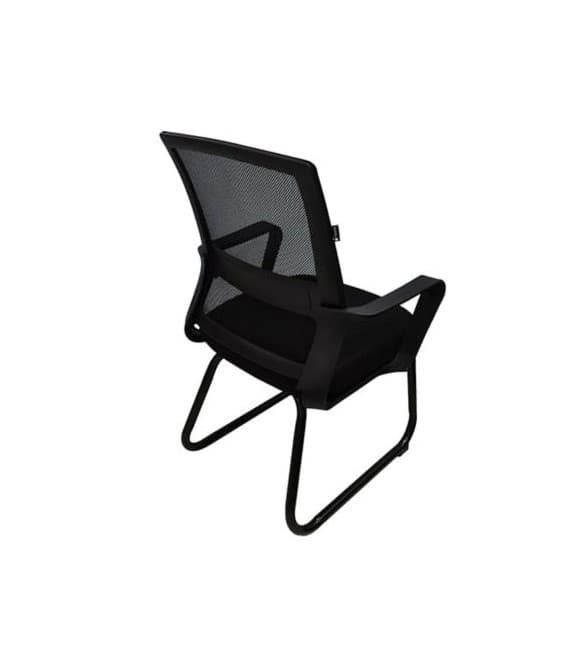NEXTEP SOLUCIONES Silla de Visitas con Descansabrazos Tela/Malla NE-652N