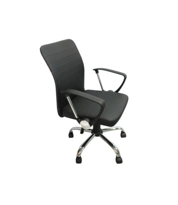 Silla Ejecutiva Nextep NE-650R Altura Ajustable Reclinable Polipiel Base Giratoria