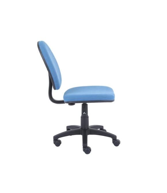 Nextep NE-650BA Silla de Oficina de Altura Ajustable Tela Azul Base Giratoria