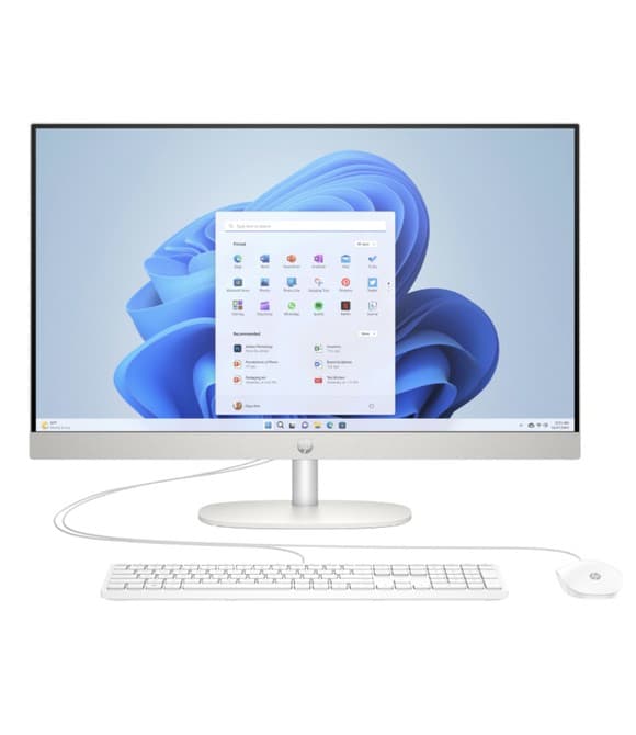 Computadora HP All-in-One 27-cr0253la BM6V9LA 27" FHD Táctil AMD Ryzen 5 7520U 16GB 512GB SSD Windows 11 Home Wi‑Fi 6