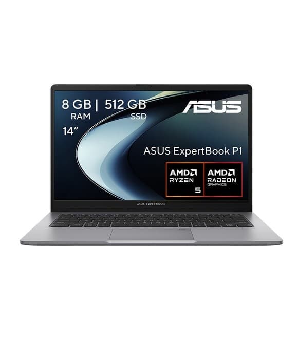 Laptop ASUS ExpertBook P1 PM1403CDA-R58G512-P1 14" FHD Ryzen 5 150 8GB 512GB SSD Windows 11 Pro Wi-Fi 6 Misty Grey