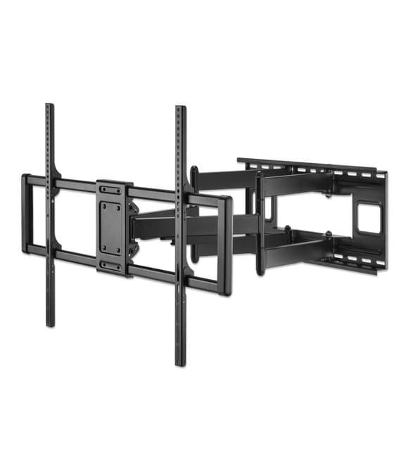Soporte Manhattan 462358 para TV de 60" a 120" Doble Brazo Articulado Negro