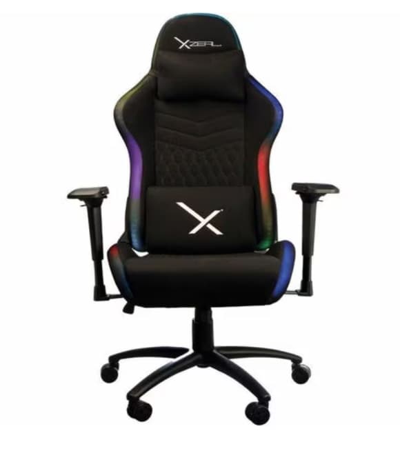 SILLA GAMER XZEAL RGB XZ15 NEGR O SOPORTE LUMBAR/SUPERIOR