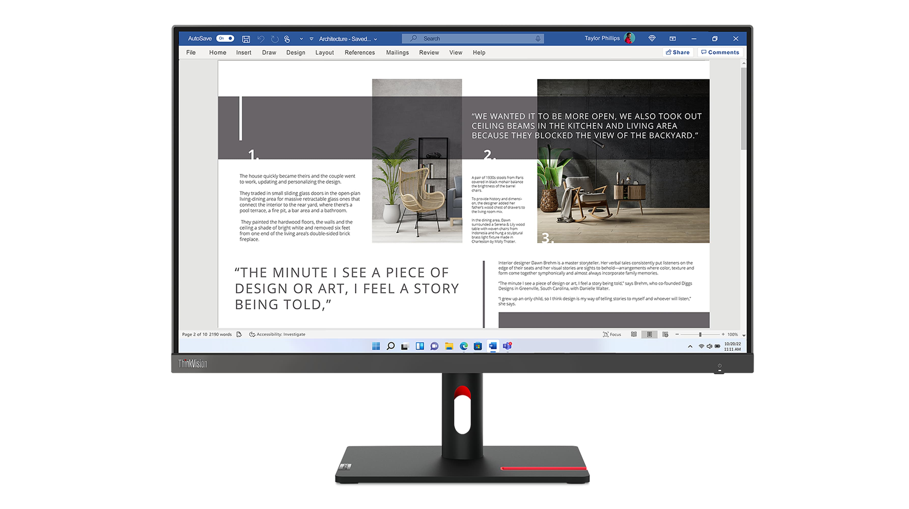 Lenovo ThinkVision S27i-30 Monitor 27" Full HD 100Hz IPS 63DFKAR4LA