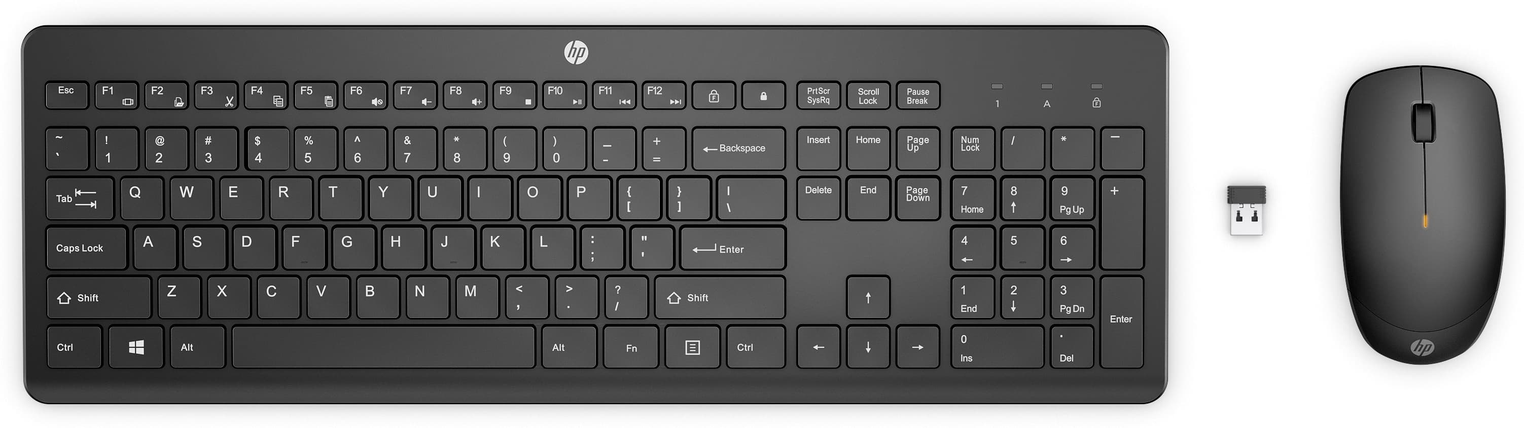 HP Combo de Teclado y Ratón Inalámbricos 235 1Y4D0UT#ABM, USB-A, Windows 10/11