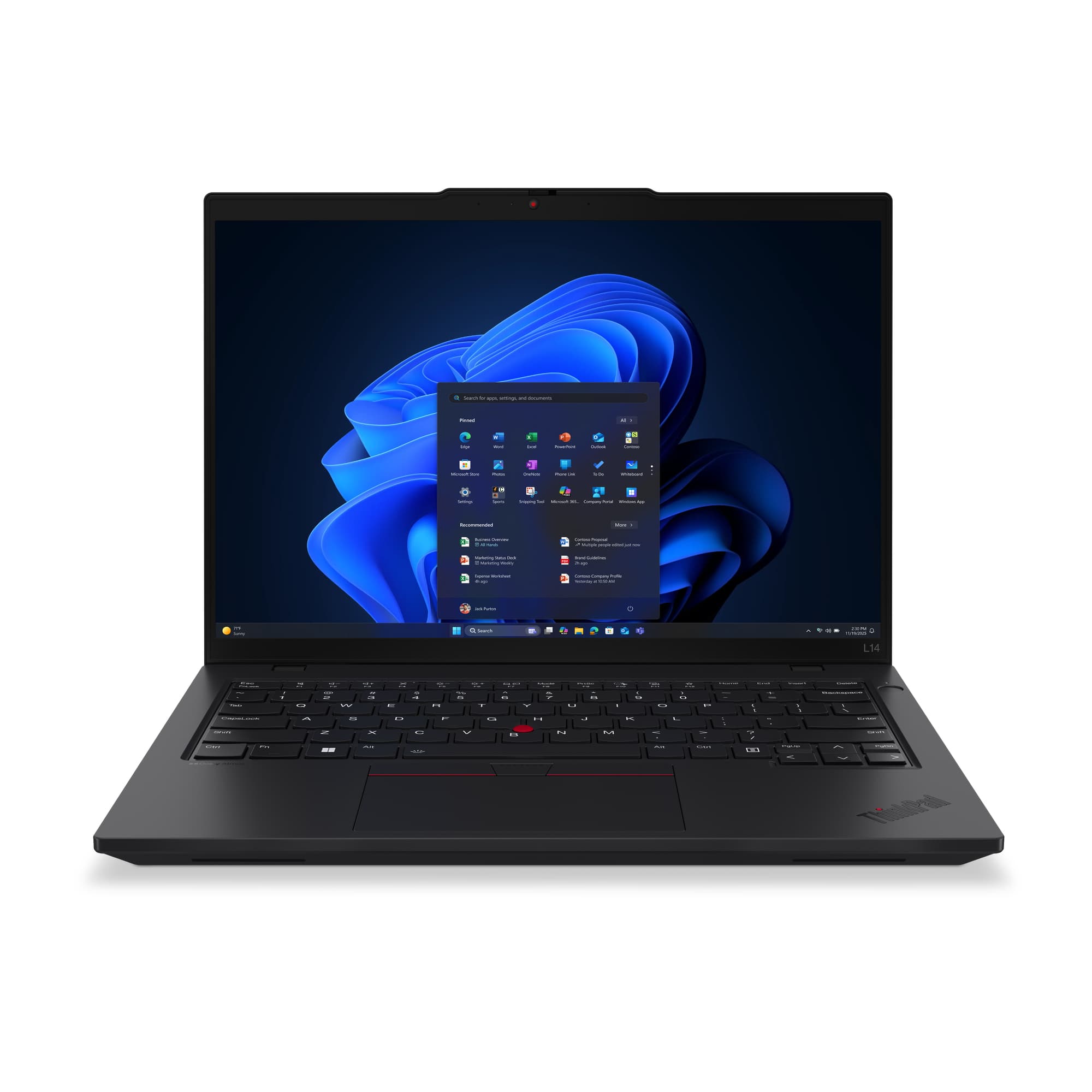 Lenovo ThinkPad L14 Gen 6 (AMD) AMD Ryzen™ 7 PRO 250 Portátil 35,6 cm (14") WUXGA 32 GB DDR5-SDRAM 1 TB SSD Wi-Fi 7 (802.11be) Windows 11 Pro Español Negro