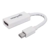 Manhattan 322461 Adaptador Pasivo Mini DisplayPort a HDMI-H Color Blanco