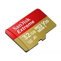 Memoria SanDisk microSDHC 32GB Extreme 100MB/s 4K Clase 10 A1 V30 con adaptador SDSQXAF-032G-GN6MA